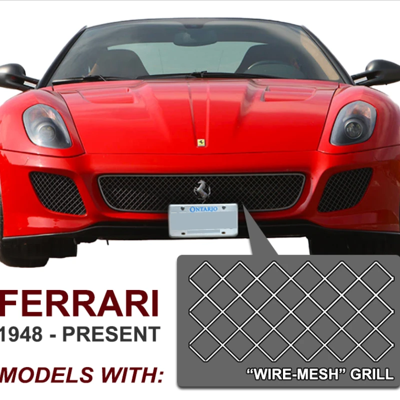 1948 - Presente: Ferrari (para rejilla de malla metálica)